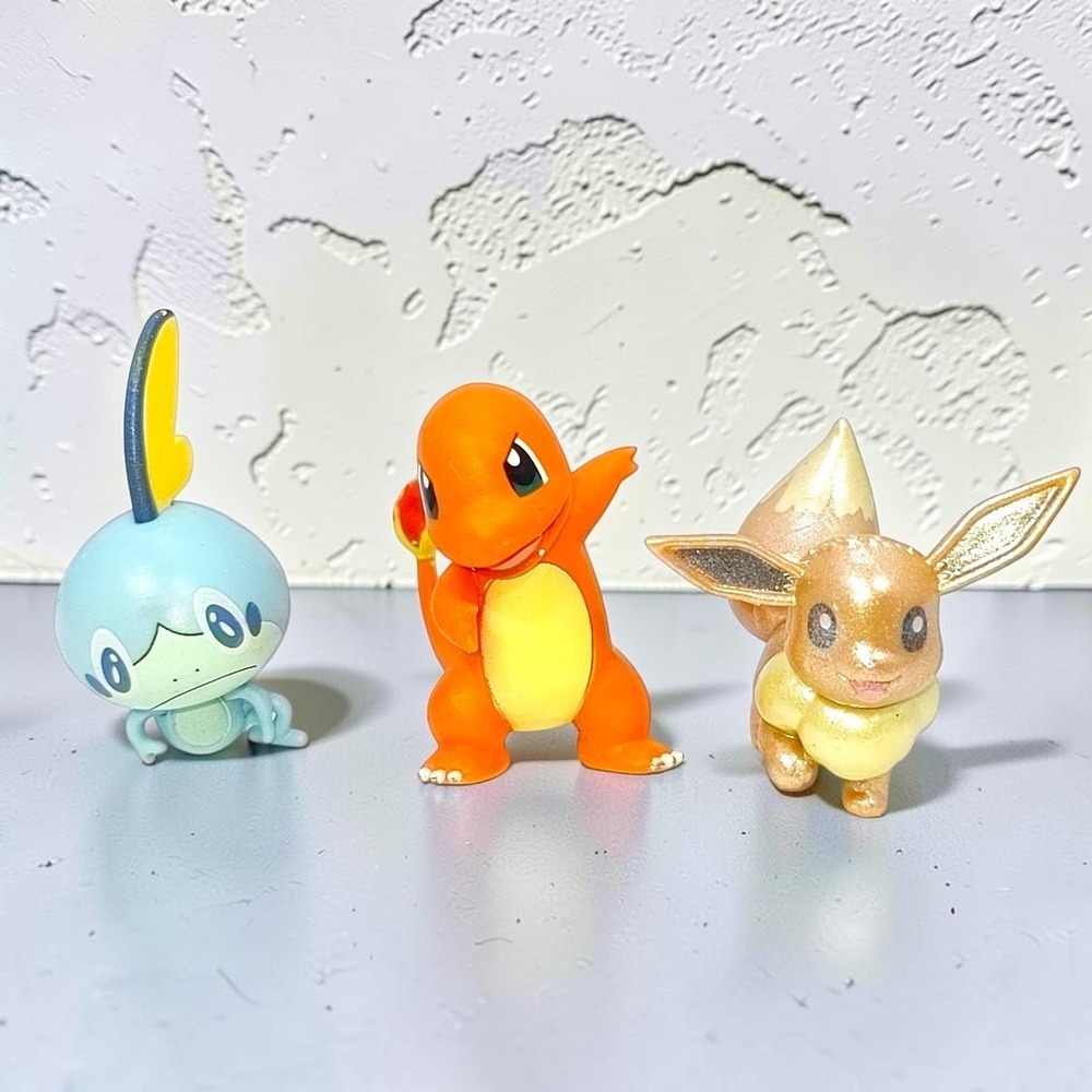Pokemon Battle Figure Lot Charmander Sobble Eevee WCT 2019 2020 Figures 2 Inch